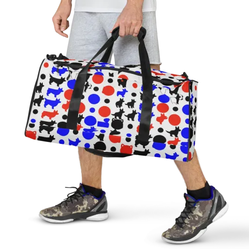 Canine Pop on a Duffle Bag