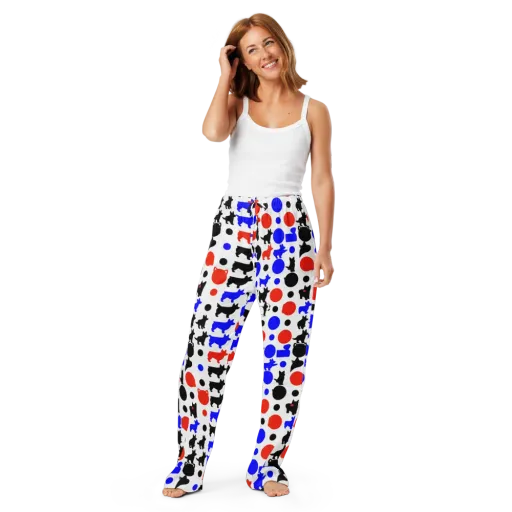 Canine Pop on a Women's Pajama Pants