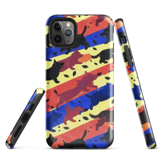 Neon Kennel Parade on a Tough Case for iPhone®