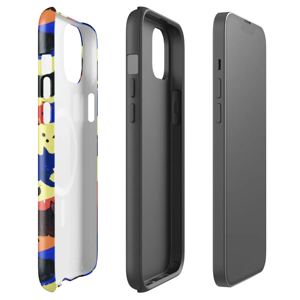 Neon Kennel Parade on MagSafe Tough Case for iPhone® — Front