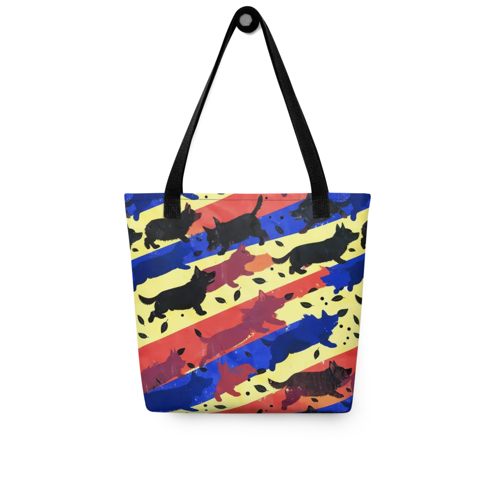 Neon Kennel Parade on Tote Bag — Front