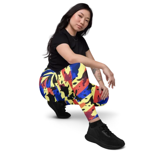 Neon Kennel Parade on a Leggings with Pockets
