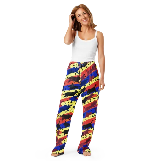 Neon Kennel Parade on a Women's Pajama Pants
