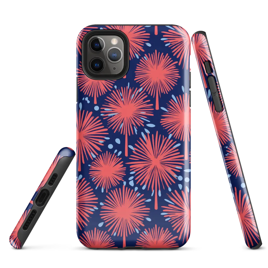 Coral Fireflower on Tough Case for iPhone® — Front