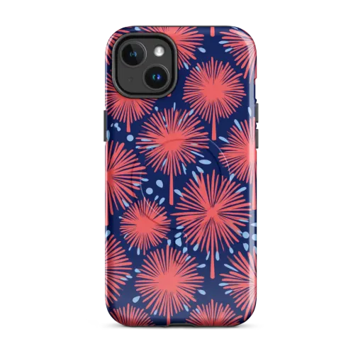 Coral Fireflower on a MagSafe Tough Case for iPhone®