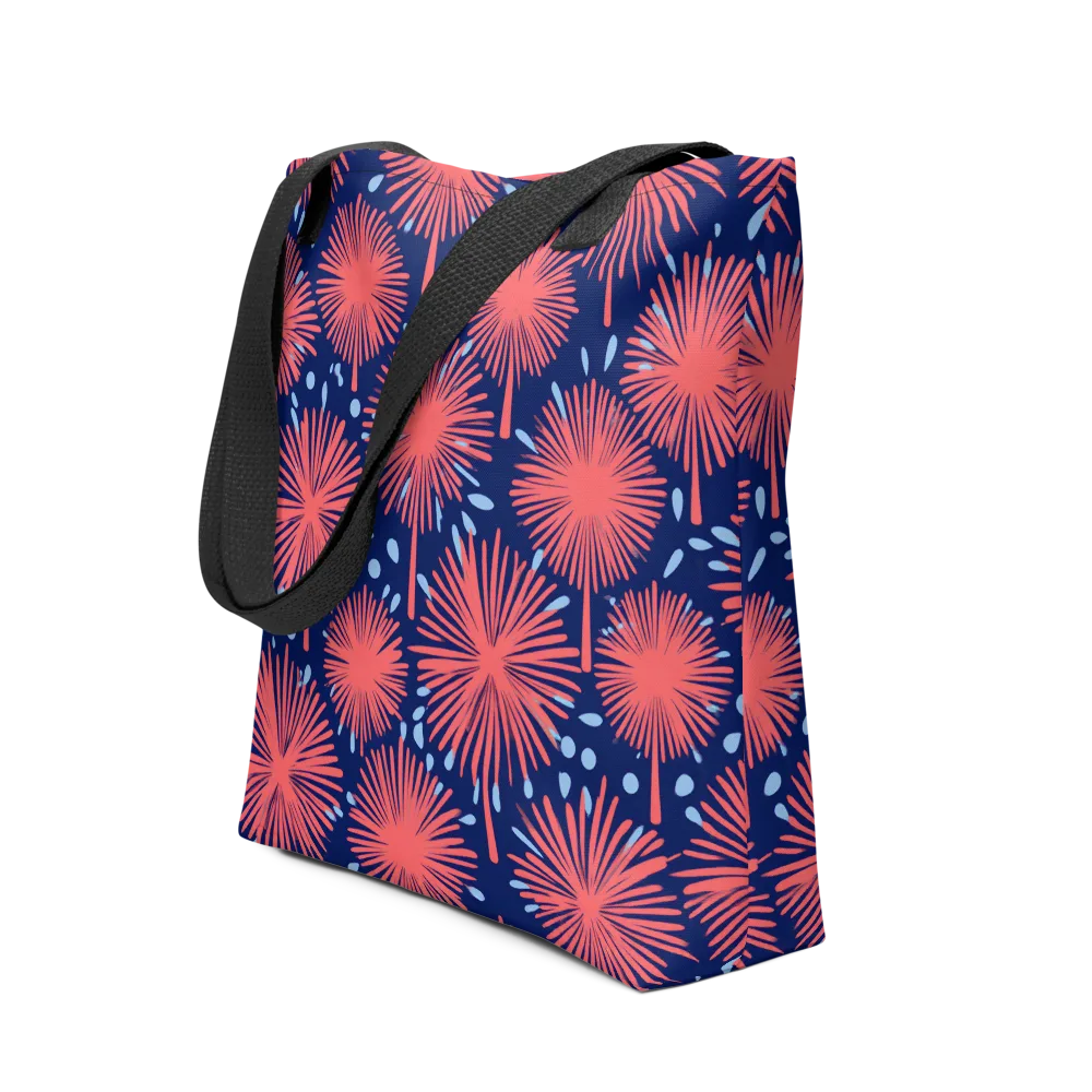 Coral Fireflower on Tote Bag — Front