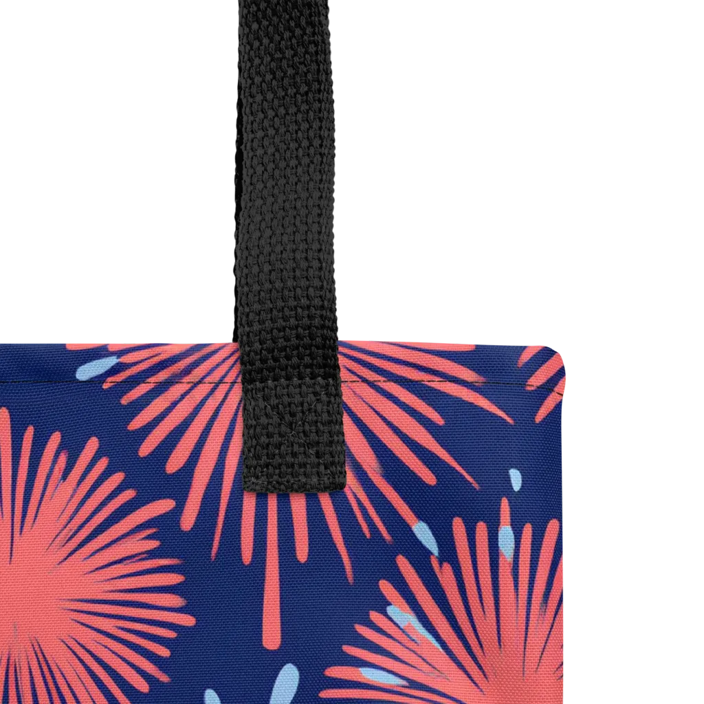 Coral Fireflower on Tote Bag — Product details