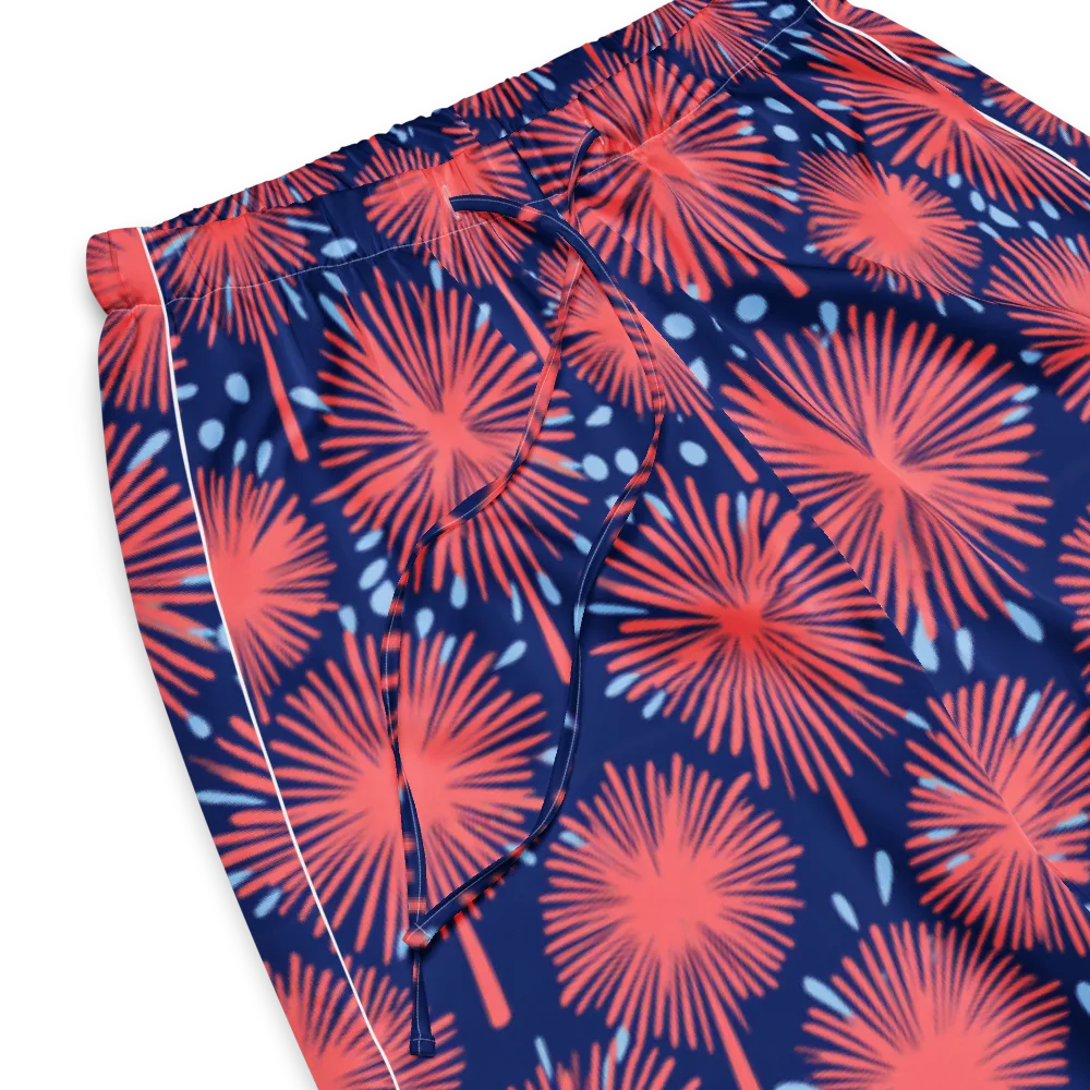 Coral Fireflower on Women's Pajama Pants — Product details