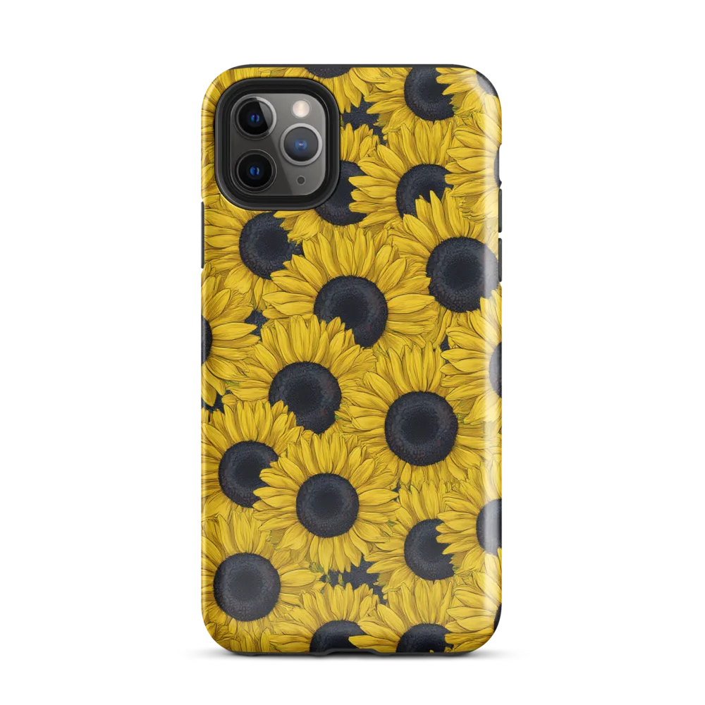 Sunflower Eclipse on Tough Case for iPhone® — Front