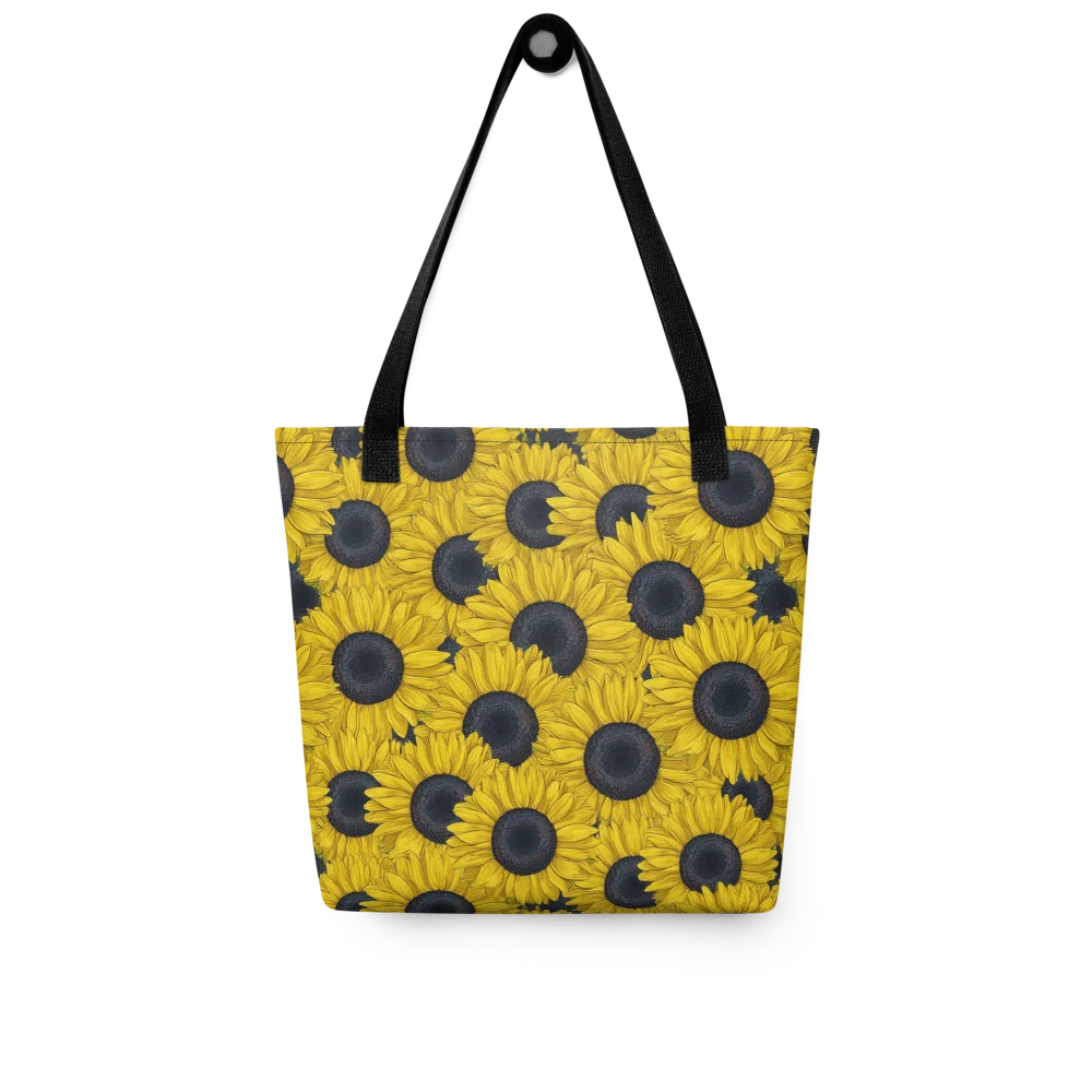 Sunflower Eclipse on Tote Bag — Front