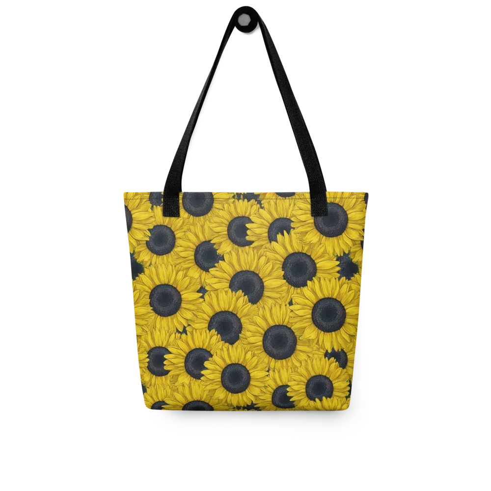Sunflower Eclipse on Tote Bag — Front