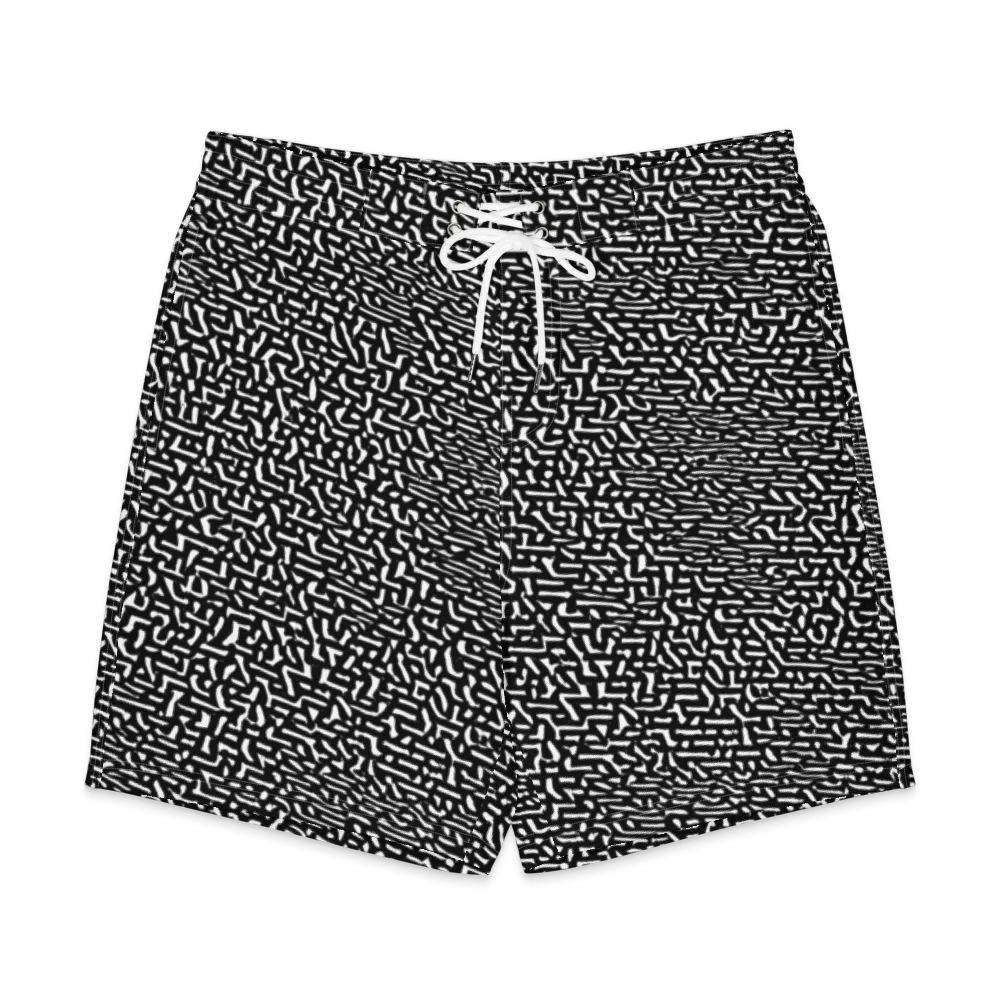 Ink Static on Men's Board Shorts — Front
