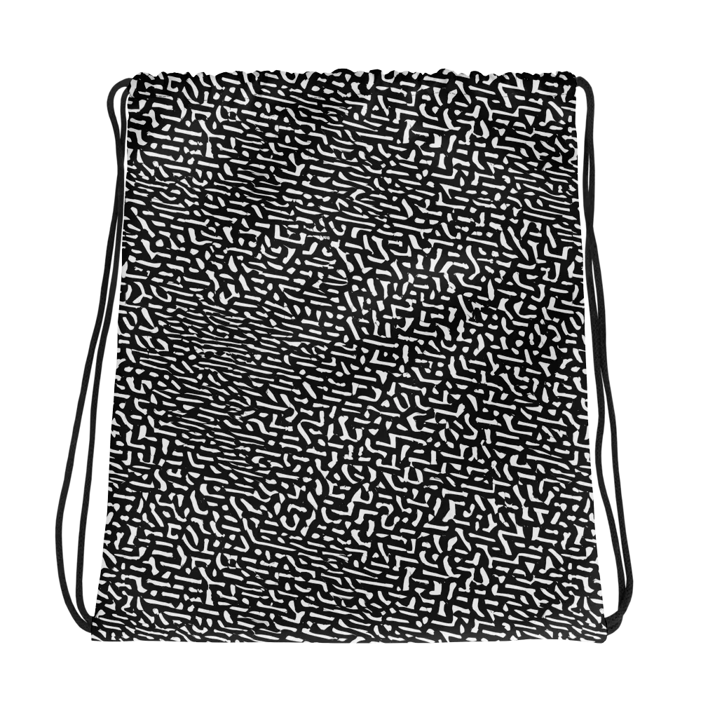 Ink Static on Drawstring Bag — Photo