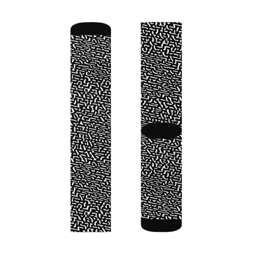 Ink Static on a Socks