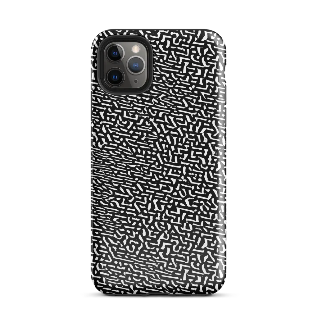 Ink Static on Tough Case for iPhone® — Front
