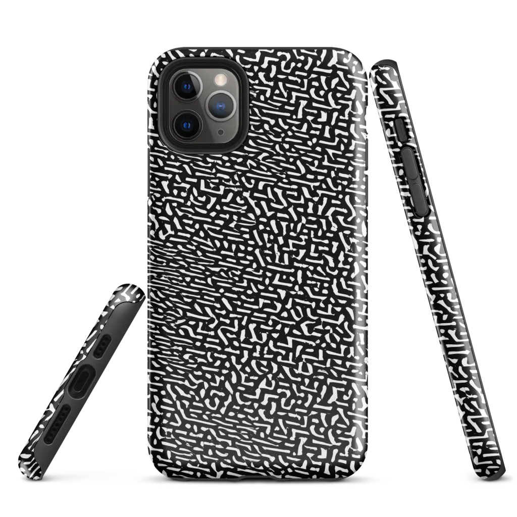 Ink Static on Tough Case for iPhone® — Front