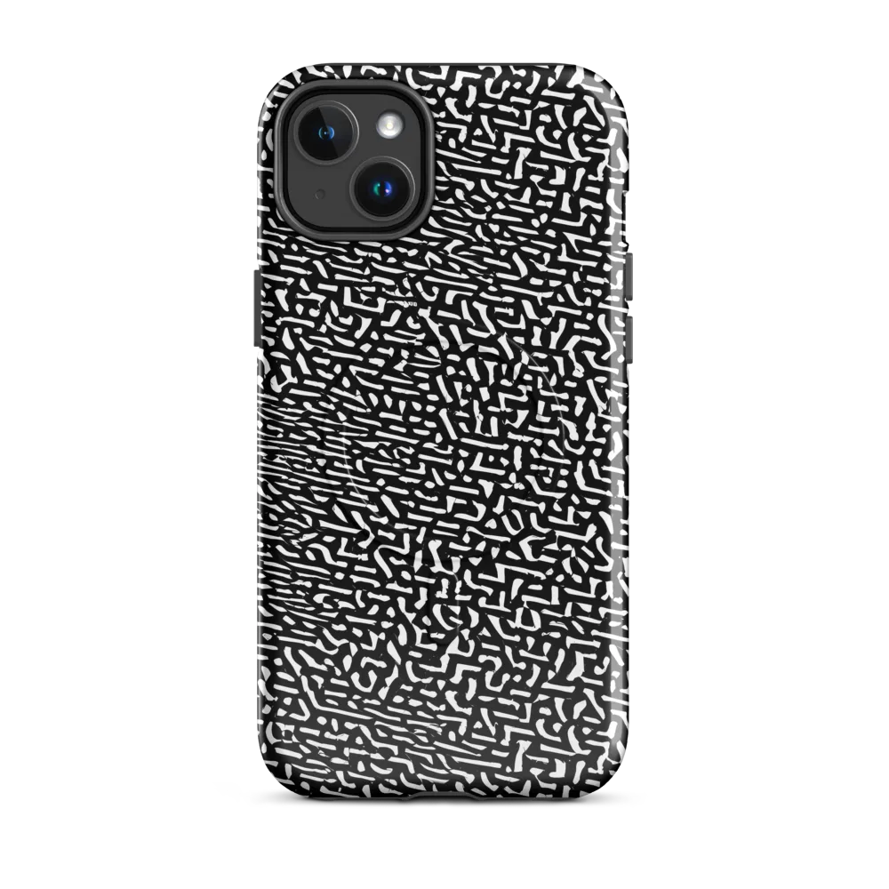 Ink Static on MagSafe Tough Case for iPhone® — Front