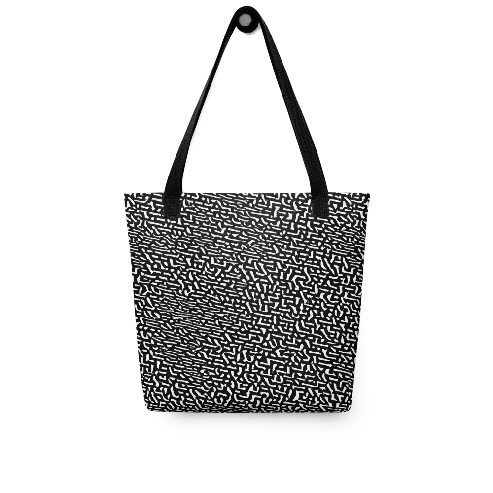 Ink Static on Tote Bag — Front