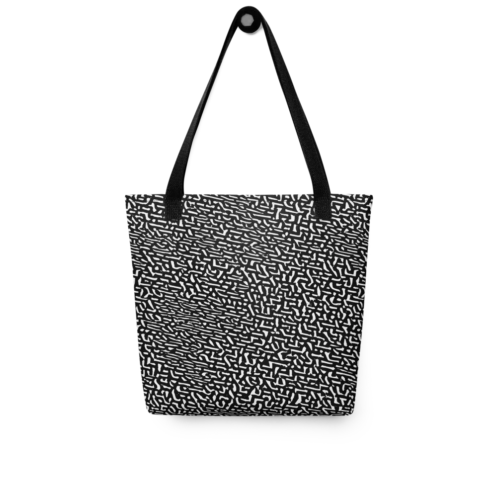 Ink Static on Tote Bag — Front