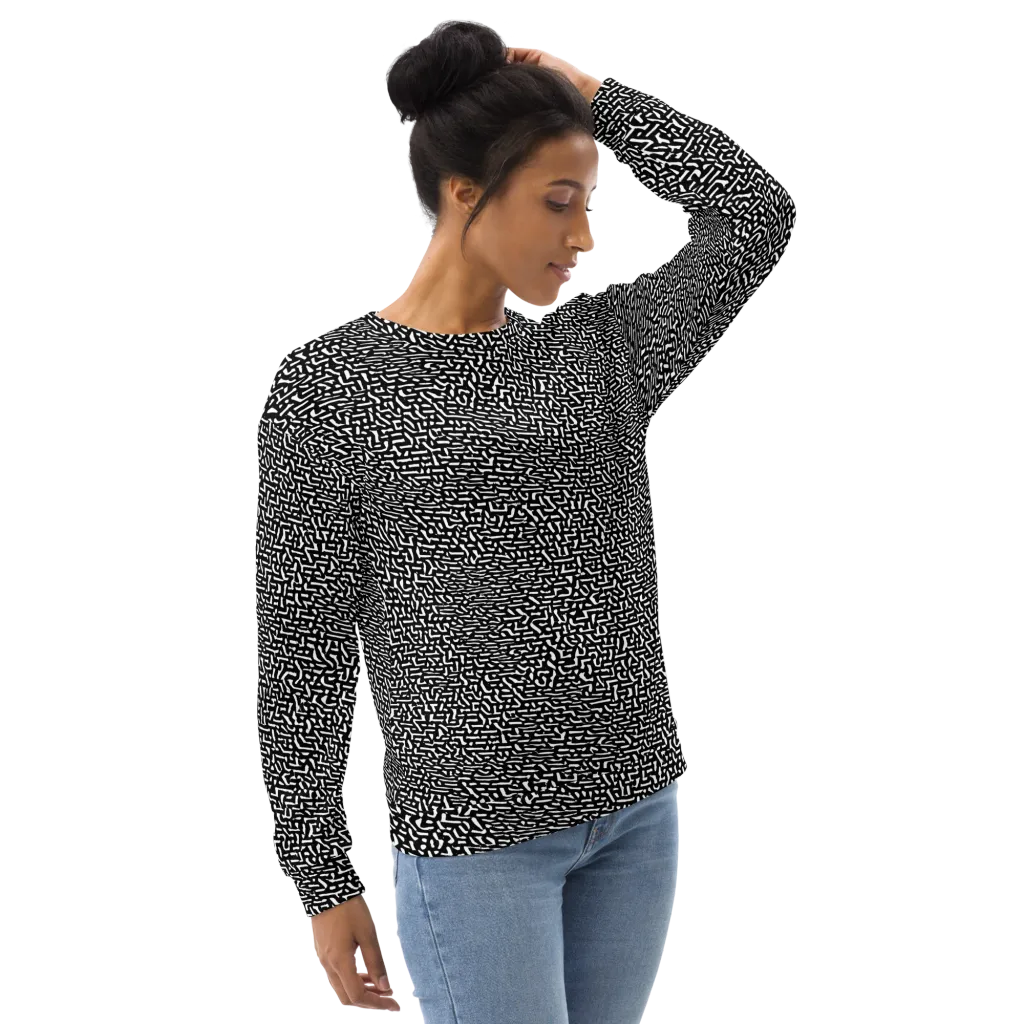 Ink Static on Sweatshirt — Right Front
