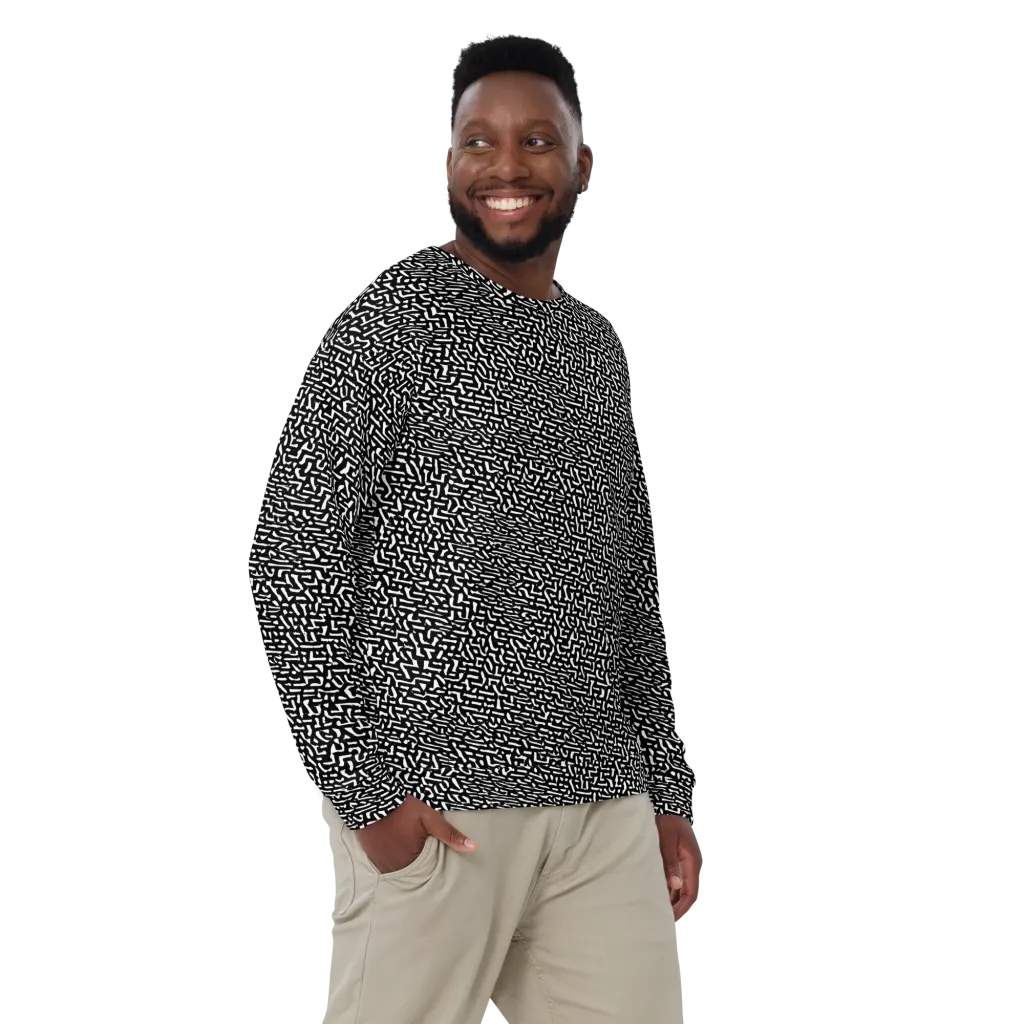 Ink Static on Sweatshirt — Front