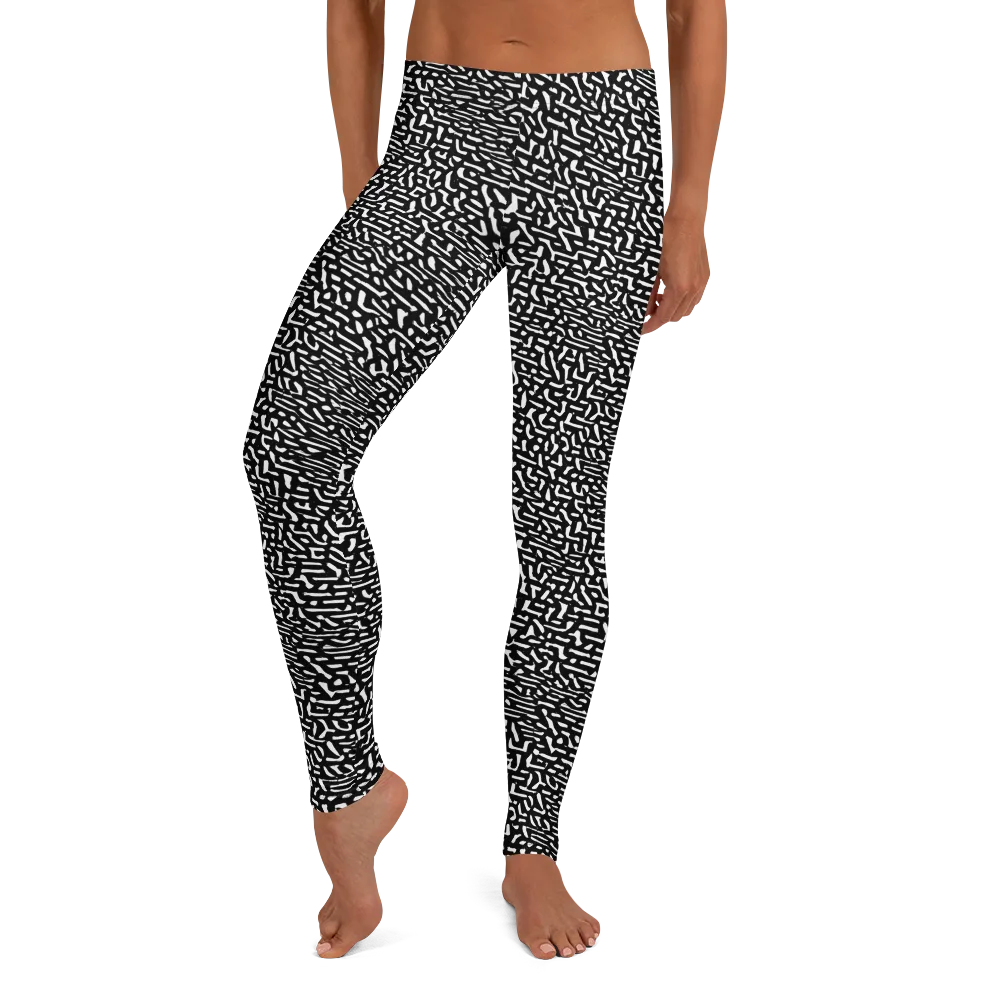 Ink Static on Leggings — Front