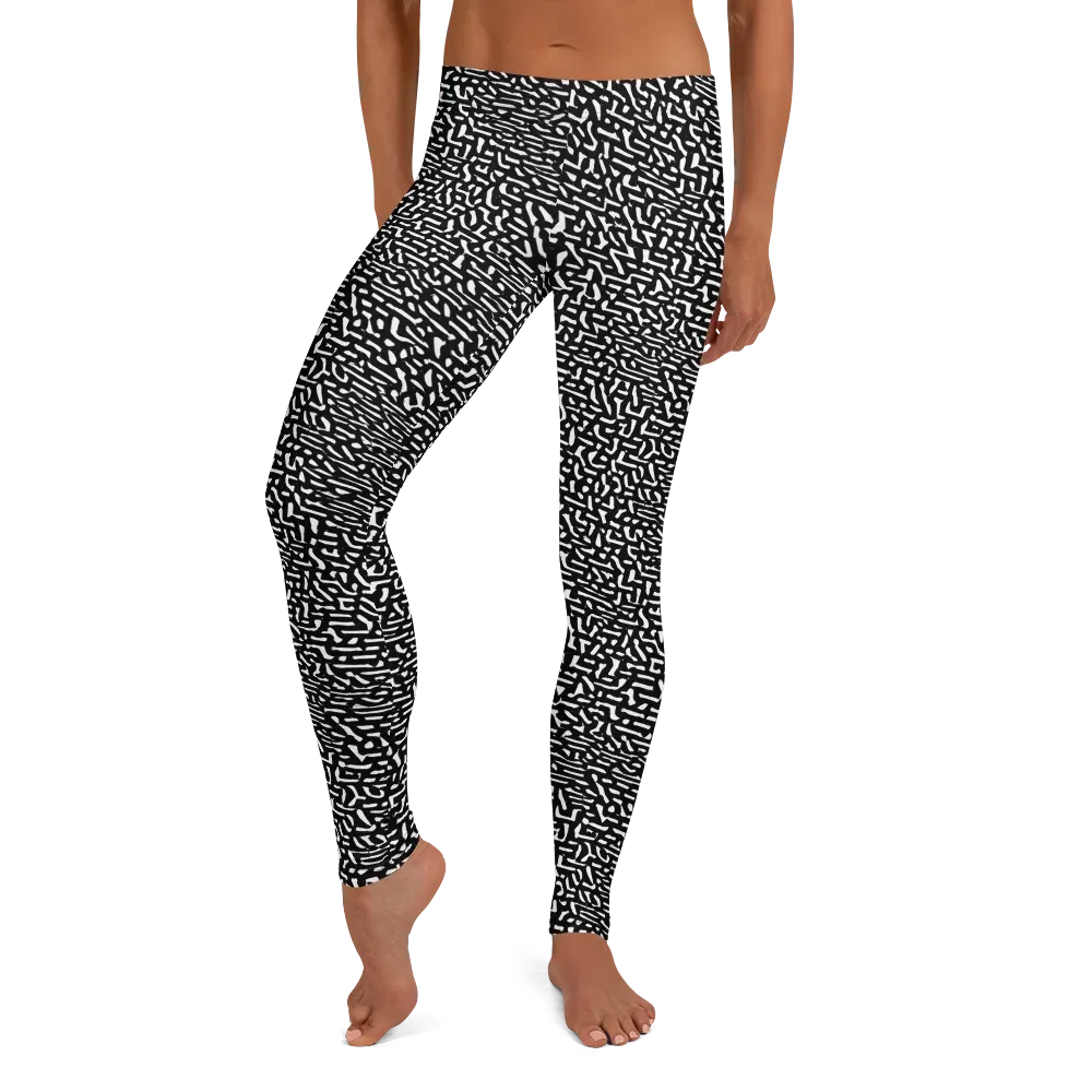 Ink Static on Leggings — Front