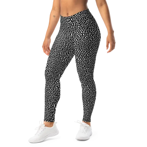Ink Static on a Leggings