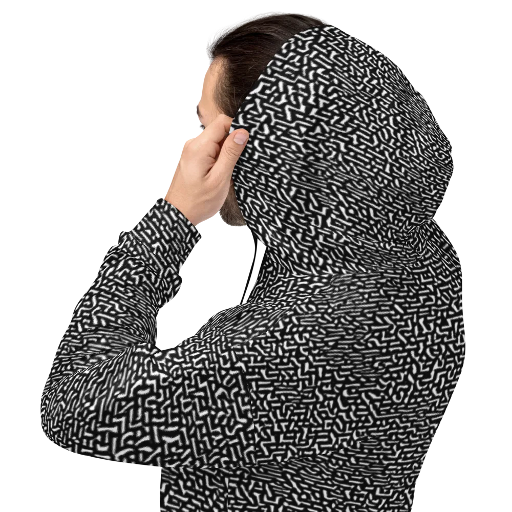 Ink Static on Hoodie — Back