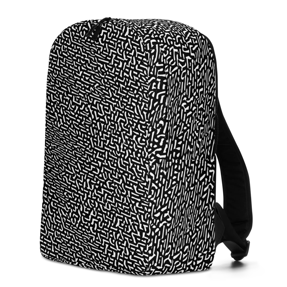 Ink Static on Minimalist Backpack — Left