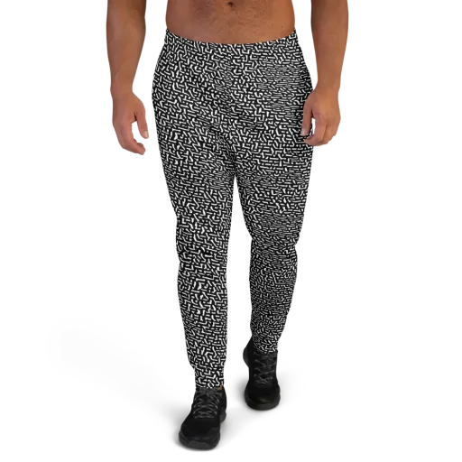 Ink Static on a Men's Joggers