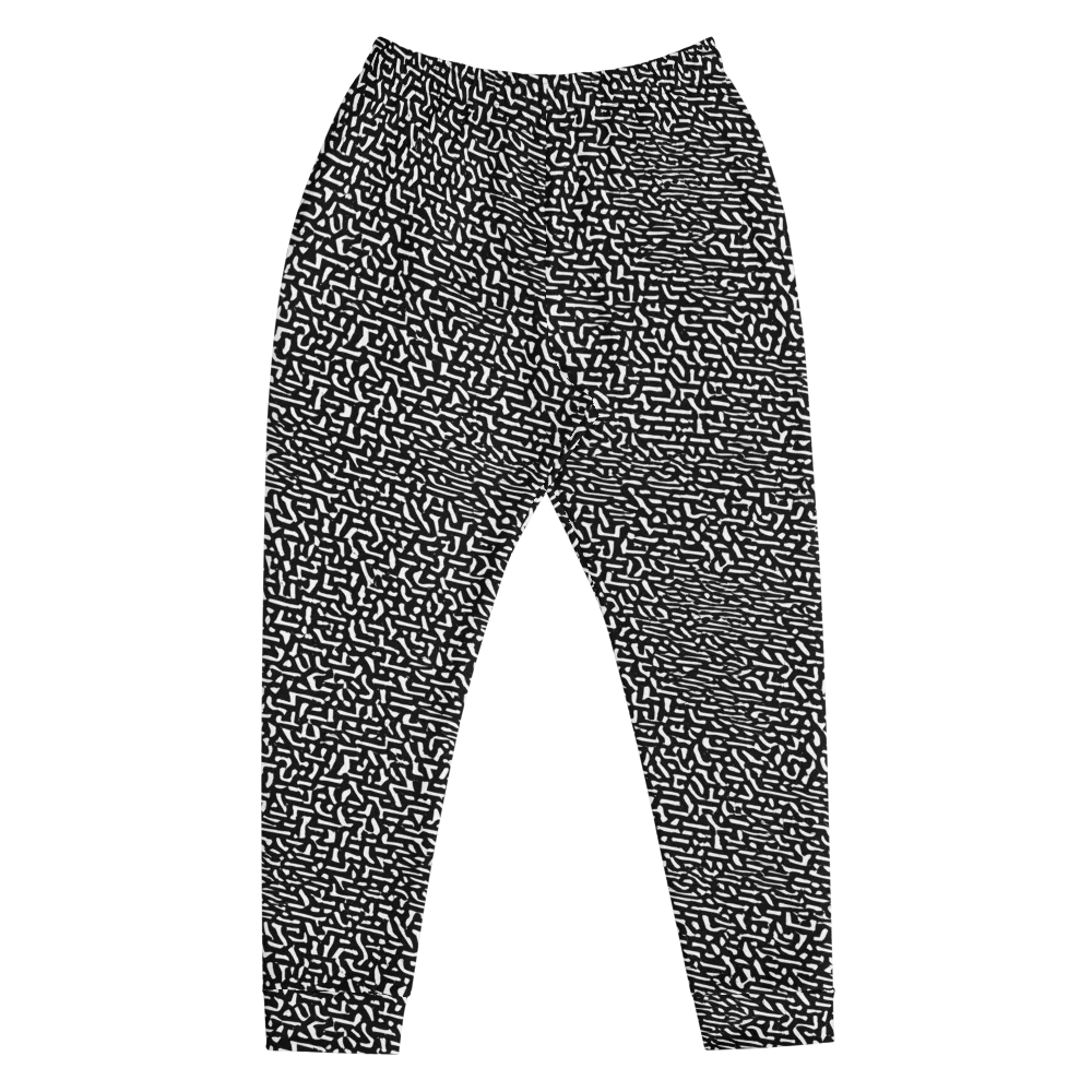 Ink Static on Men's Joggers — Front