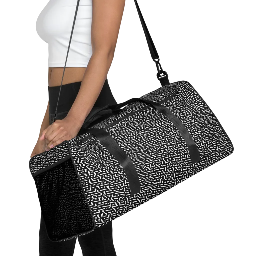 Ink Static on Duffle Bag — Front