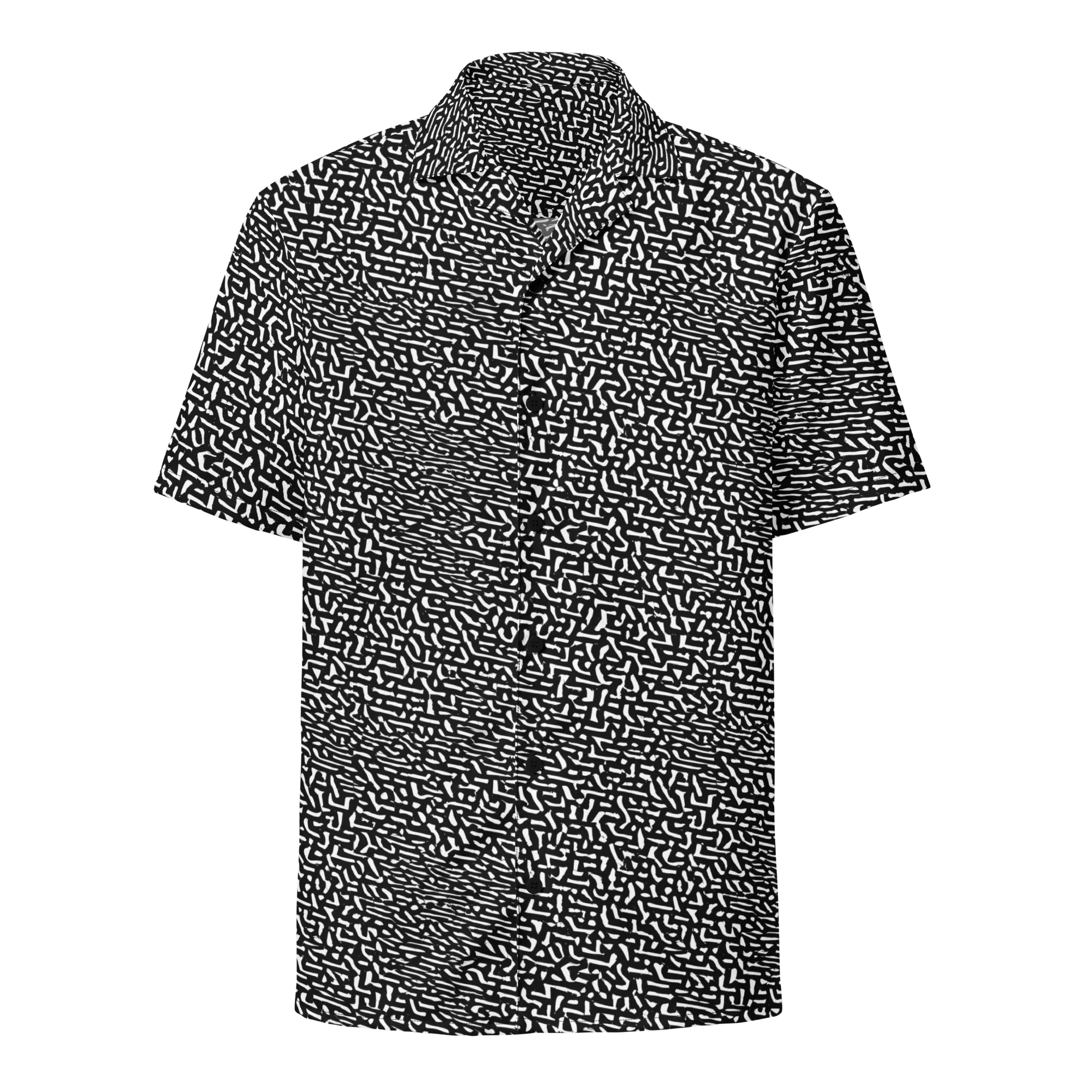 Ink Static on Button Shirt — Front