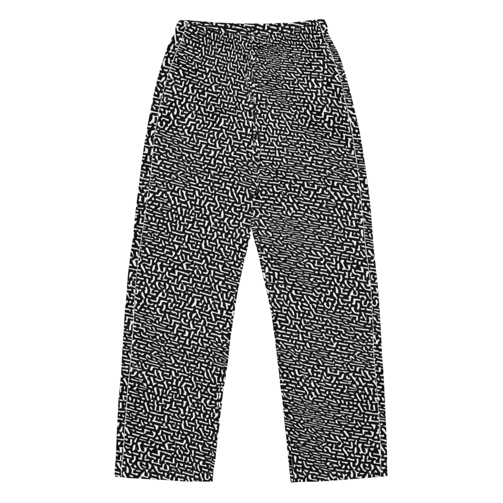 Ink Static on Women's Pajama Pants — Front