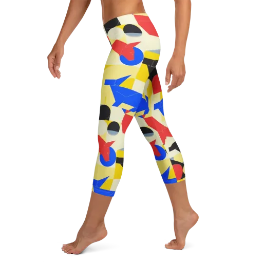 Bauhaus Wilds on a Capri Leggings