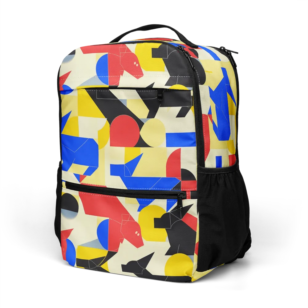 Bauhaus Wilds on Utility Backpack — Left Front