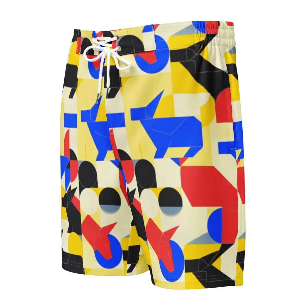 Bauhaus Wilds on Men's Board Shorts — Front