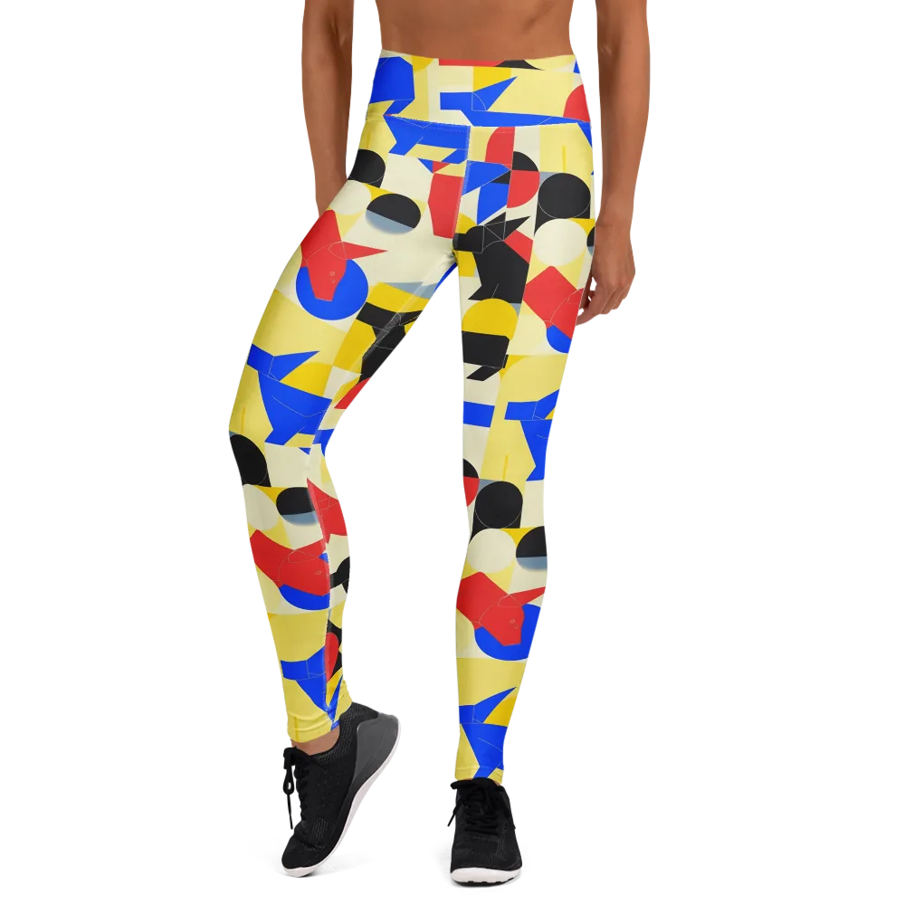 Bauhaus Wilds on Yoga Leggings — Front