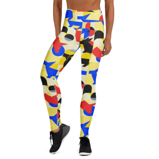 Bauhaus Wilds on a Yoga Leggings