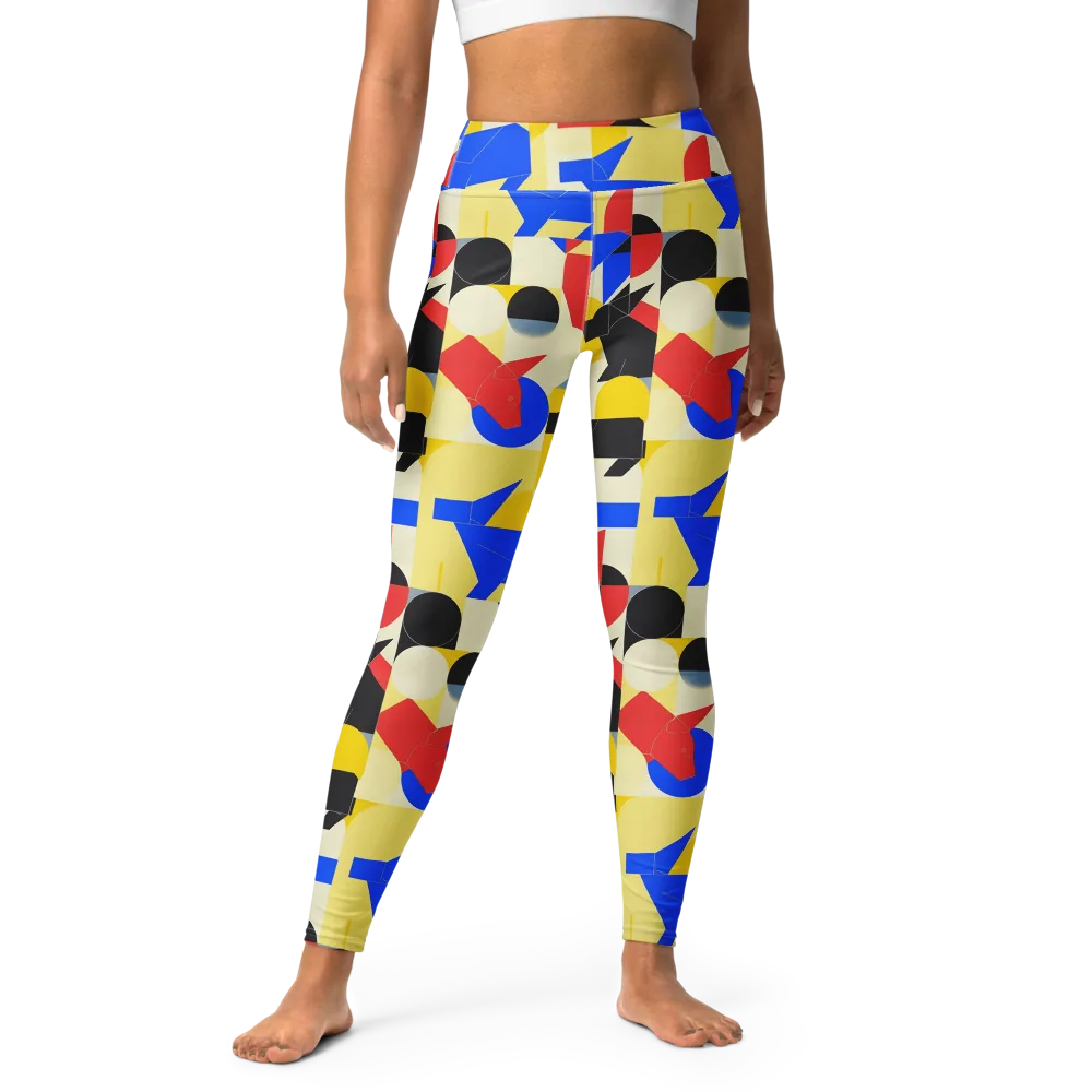 Bauhaus Wilds on Yoga Leggings — Front