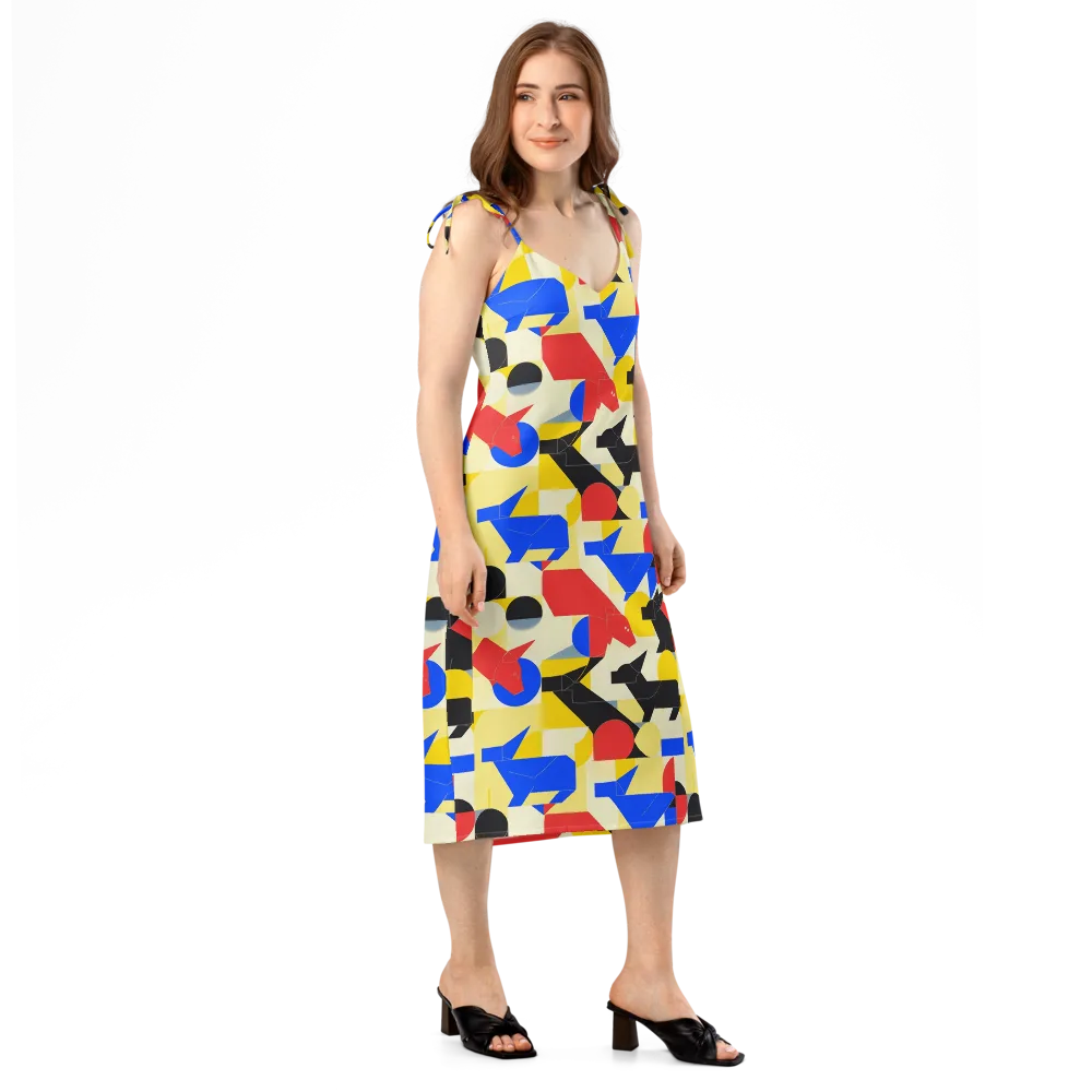 Bauhaus Wilds on Slip Dress — Right Front