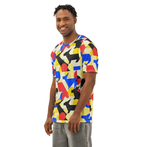 Bauhaus Wilds on a Men's Cotton Crew Neck T-Shirt