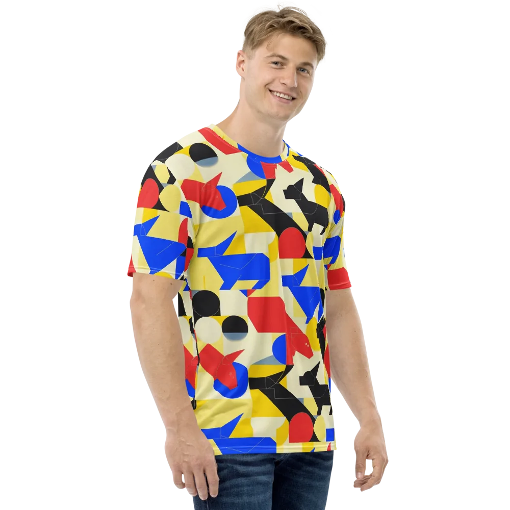 Bauhaus Wilds on Men's Crew Neck T-Shirt — Right