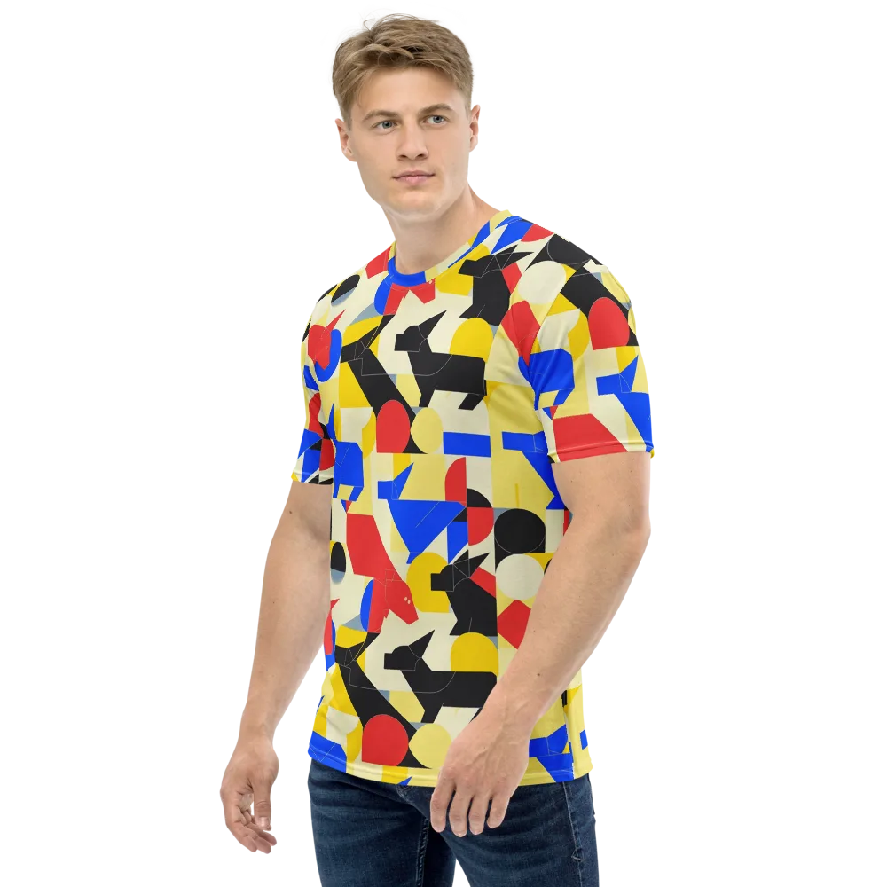 Bauhaus Wilds on Men's Crew Neck T-Shirt — Left