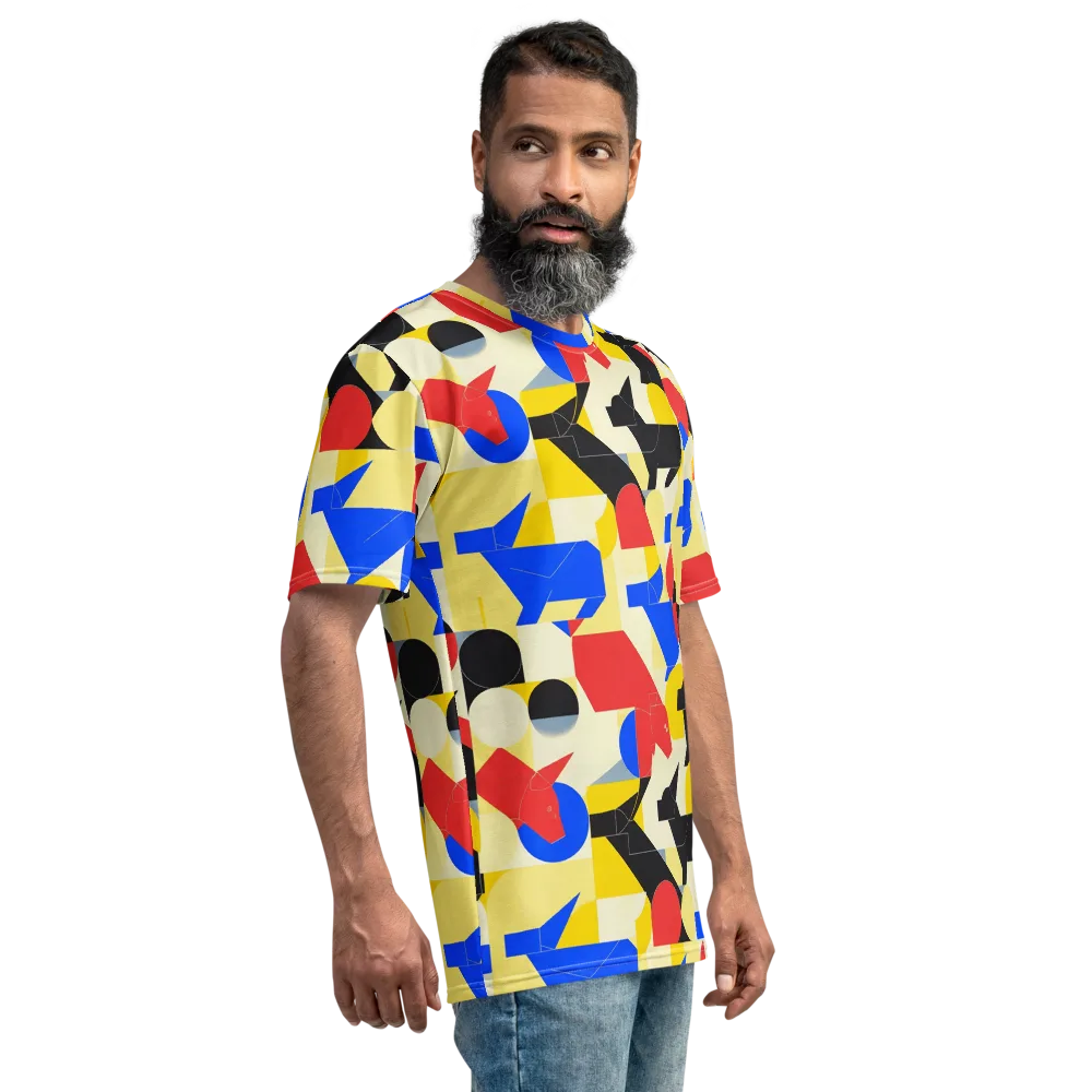 Bauhaus Wilds on Men's Crew Neck T-Shirt — Right
