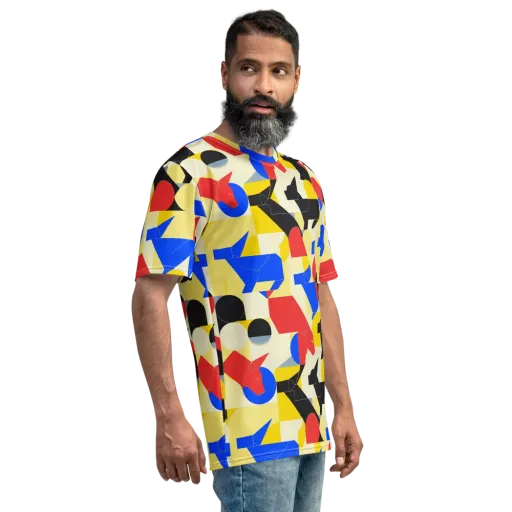 Bauhaus Wilds on a Men's Crew Neck T-Shirt