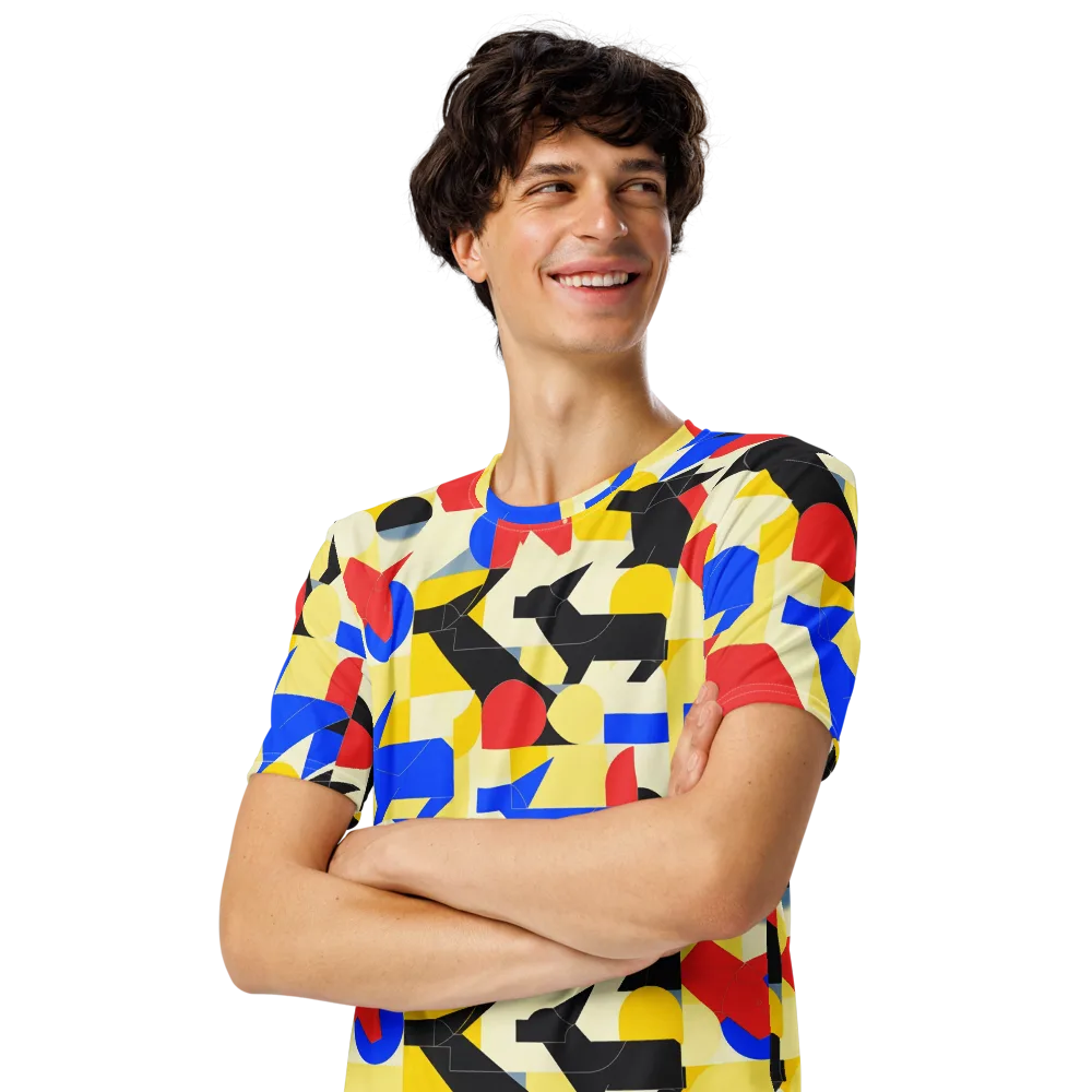 Bauhaus Wilds on Men's Crew Neck T-Shirt — Left Front