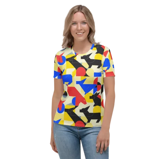Bauhaus Wilds on a Women's Crew Neck T-Shirt