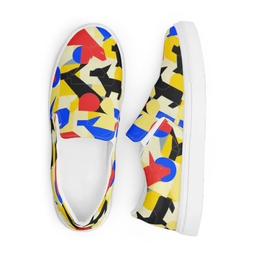 Bauhaus Wilds on a Men's Slip-On Canvas Shoes